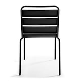 thumbnail of Chaise de terrasse en métal noir