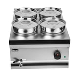 thumbnail of Lincat Silverlink 600 bain marie BS4W 4 x 4,5L