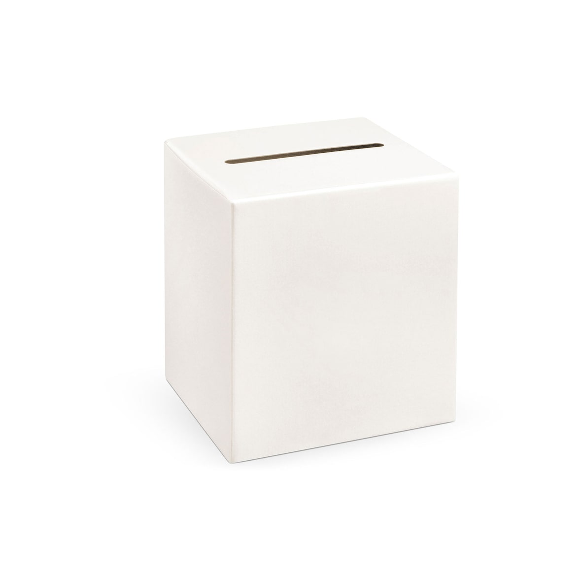 Kartenbox mit Schlitz 24x24cm Papier Geldbox für Geldgeschenke Hochzeitskarten Karten Briefbox Hochzeit Taufe Geburtstag Hochzeitsdeko Box Creme Weiß
