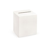 thumbnail of Kartenbox mit Schlitz 24x24cm Papier Geldbox für Geldgeschenke Hochzeitskarten Karten Briefbox Hochzeit Taufe Geburtstag Hochzeitsdeko Box Creme Weiß