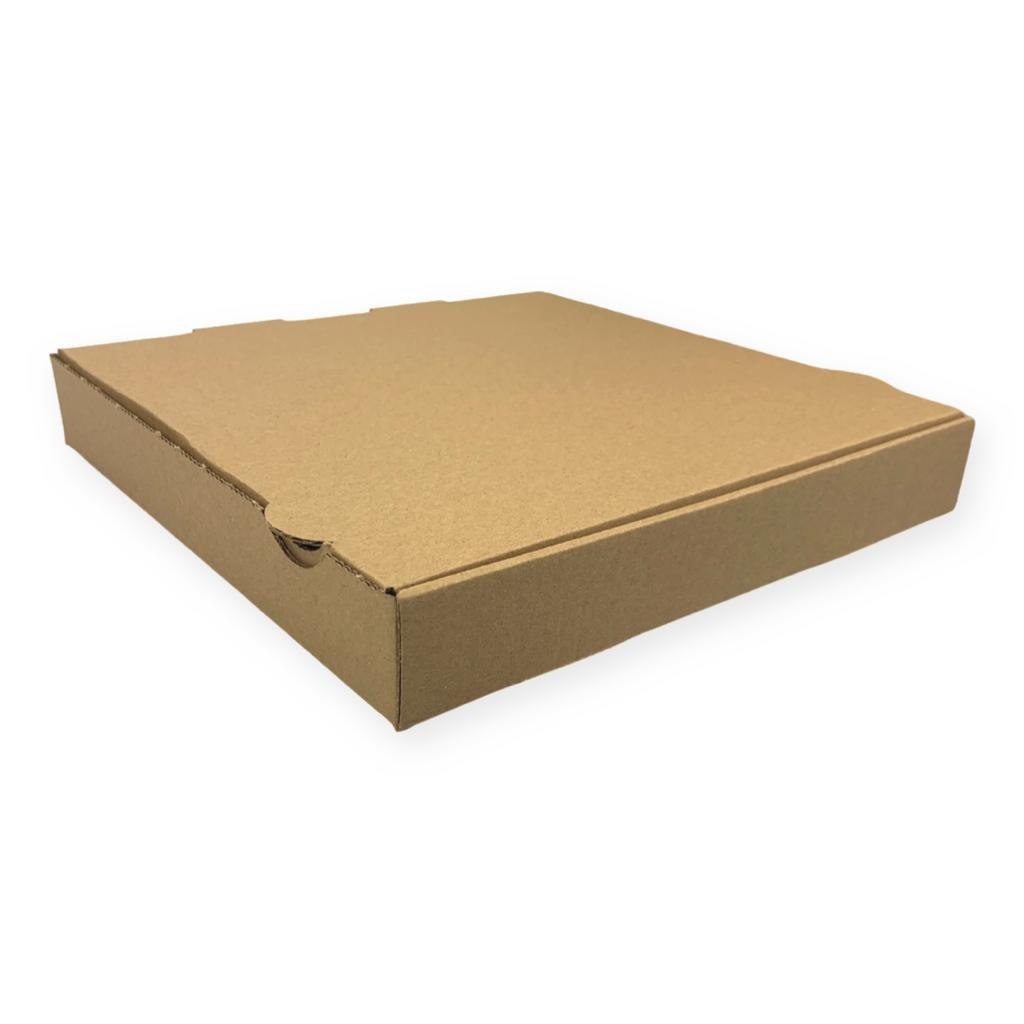 Pomebio Pizzadoos - Kraft Pizzadoos - 100 Stuks - 26x26x4,5cm - Bruin