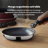 thumbnail of BERGNER Click&Cook - Conjunto de 3 frigideiras de aço inoxidável Ø18Ø20Ø24cm com cabo removível, pretas