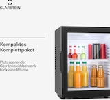 thumbnail of Brooklyn Minibar Mini-Kühlschrank 3 Temperaturen 30L 23 dB Glastür Schwarz