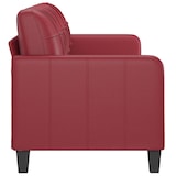 thumbnail of vidaXL 3-Sitzer-Sofa Weinrot 180 cm Kunstleder