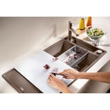 thumbnail of BLANCO AXIA III 5 S Einbauspüle / SILGRANIT / Cafe / Reversibel / Excenter -