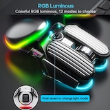 thumbnail of Souris Gaming Sans Fil Rechargeable RGB Bluetooth Double Mode Haute Précision YONIS