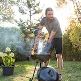 thumbnail of Relaxdays Flammlachsbretter 2er Set, Räucherbrett f. Lachsfilet, Zedernholzbrett, neigbare Edelstahl Halterungen, natur