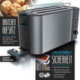 thumbnail of Arendo 3-teiliges Frühstücksset - Wasserkocher 1,5l, 4-Scheiben Toaster, 6er Eierkocher, Grau