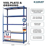 thumbnail of Schwerlastregal - Blau - für Keller & Werkstatt - Gesamtlast: 1250 kg-220 x 120 x 45 cm