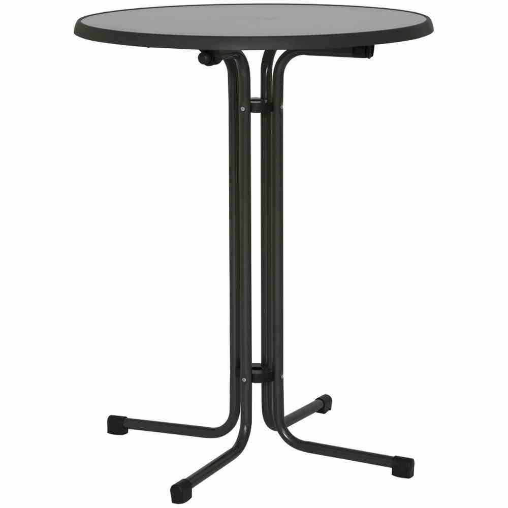 MFG MFG hoge tafels Hoge tafel Ø 85x110 cm, grijs, inklapbaar