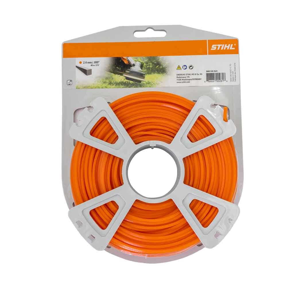 Stihl 9302641 Mдhfaden quadratisch Rolle 2,4 mm x 83 m