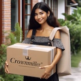 thumbnail of Crownmiller Topperbezug 140x200cm, für Topper von 5-7 cm, waschbar bis 60°C, OEKOTex100
