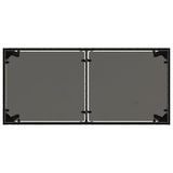 thumbnail of Set de muebles jardín 5 pzas con cojines ratán sintético negro