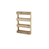 thumbnail of HORTALIA Jardinière verticale Stand Line Wall KD 4B en bois traité pour l’extérieur