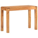 thumbnail of Mesa consola madera maciza de acacia acabado miel 110x40x76 cm