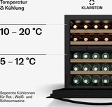 thumbnail of Klarstein Vinoline 30 Built-In Duo Weinschrank | 30 Flaschen | integrierbar | LED | leise Schwarz