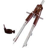 thumbnail of Schnellverstellzirkel max. 400mm Länge: 170mm weinrot/silber Packung mit 5 Stück