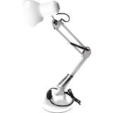 thumbnail of Retro Schreibtischlampe Arbeitslampe EDO PIXI E27 Weiß mit Clip