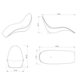 thumbnail of Sined SIRIO Moderne chaise longue gemaakt van hoogwaardig UV-bestendig PE, Wit