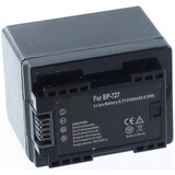 thumbnail of Akku für Canon LEGRIA HF R306 Li-Ion 3,7 Volt 2400 mAh schwarz