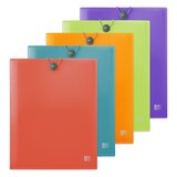 thumbnail of Lot de 5 Trieur à soufflet School Life A4, 6 compartiments, en polypro coloris assortis (3)