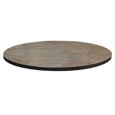 Ligne CHR Plateau de table Tavola, bois stratifié, Ø110 cm, marron caldera