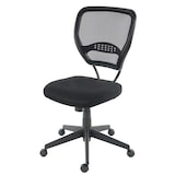 thumbnail of Profi-Bürostuhl Seattle, Chefsessel Drehstuhl, 150kg belastbar, Stoff/Textil ~ schwarz ohne Armlehnen