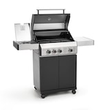 thumbnail of TAINO BLACK 3+1 + Drehspieß-Set Gasgrill mit Seitenbrenner Gasgrill 3 Brenner Matt Schwarz
