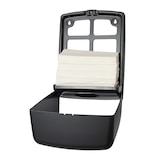 thumbnail of Jofel - Dispensador de Papel de Manos de Pared, Toallas Faciales, hasta 600 Toallitas Zig-Zag, Higiénico, Carcasa ABS, Valor AH37600-MT, Negro Mate