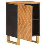 thumbnail of vidaXL Badschrank Braun und Schwarz 38x33,5x58 cm Massivholz Mango