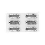 thumbnail of Silikomart Stampo in silicone Arachide 100 107x43 h 40mm bianco