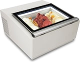 thumbnail of Speiseeisvitrine SPICCE Tischmodell | Öffnung Kundenseite + LED | 3x 5 Liter, HxBxT 37,5x67x75cm | -16/-18°C | Weiß | + CHEFGASTRO Geschirrtuch
