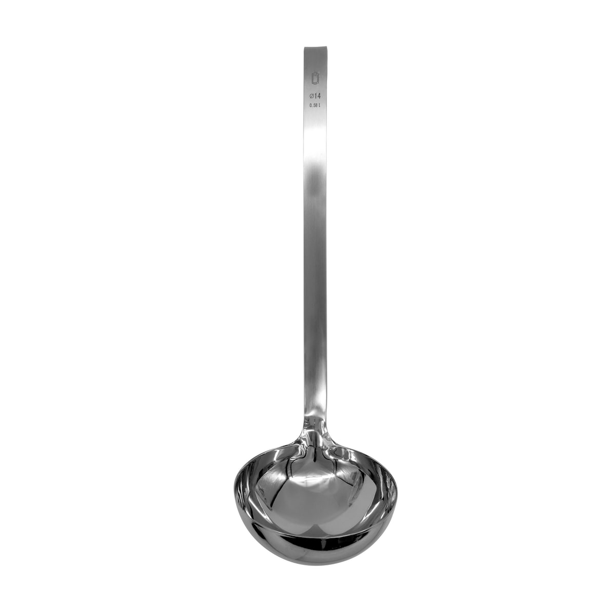 METRO PROFESSIONAL Louche, acier inoxydable 18/8, Ø 14 x 49 cm, 580 ml, argenté