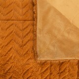 thumbnail of Plaid Chevron 130x170 cm curry - Gelb Rechteck Polyester Amadeus 130x1 cm