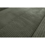 thumbnail of KAWOLA Sofa LAISKA Ecksofa Cord olivgrün Longchair rechts