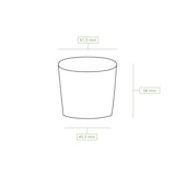 thumbnail of BIOZOYG Portionsbecher 50 Stück 75 ml braun Pappbecher to go Becher Dipschalen Dessertschalen Einweggeschirr - Alternative zum Plastikbecher