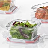 thumbnail of Glasslock Oven - Set de 3 Recipientes Cuadrados de 0.4L, 0.9L y 1.6L Vidrio Horno. Gris