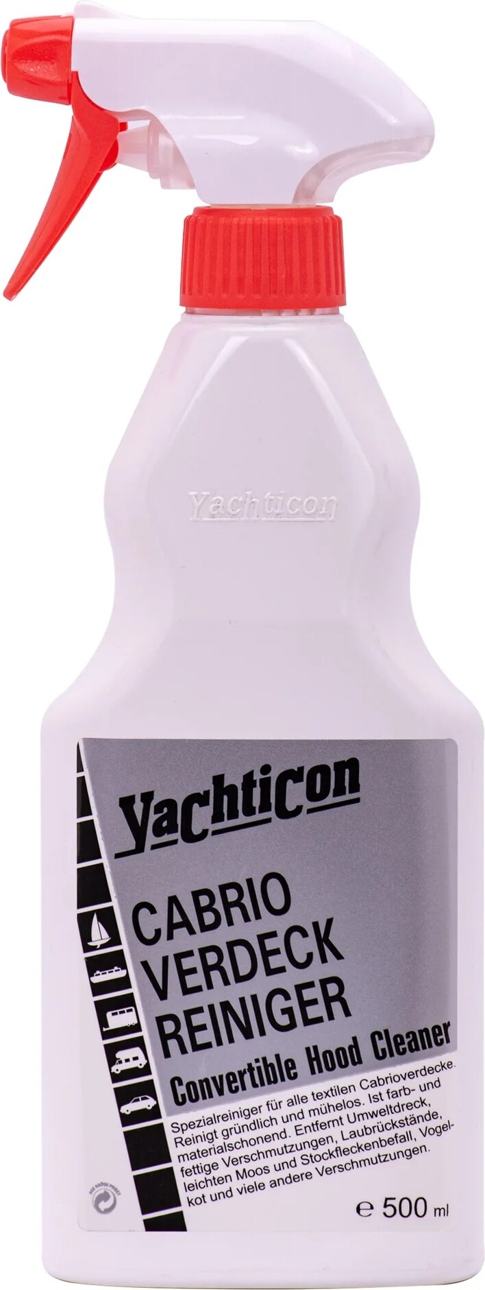 YACHTICON Cabrioverdeck Reiniger 500 ml für textile Verdecke