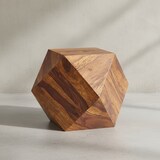 thumbnail of Couchtisch 57 x 42,5 x 57 cm Sheesham Massivholz Sofatisch Modern, Wohnzimmertisch in Diamantform, Holztisch Massiv Wohnzimmer, Echtholz