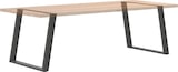 thumbnail of Helloshop26 - Set aus 2 U-förmigen abgewinkelten Esstischbeinen 100 x 72–73 cm modernes Design mit Nivellierfüßen anthrazitfarbener 02_0057086