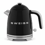 thumbnail of Bollitore elettrico vintage KTS7, 1 L, acciaio inox, 1000 W,Base girevole a 360°, Nero