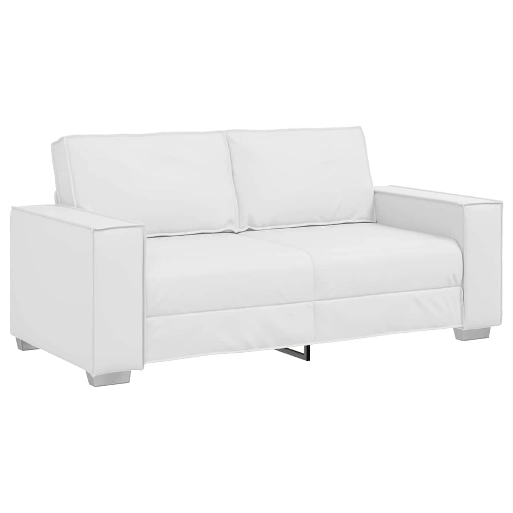 vidaXL Sofa Weiß 180 x 80 x 84 cm Stoff