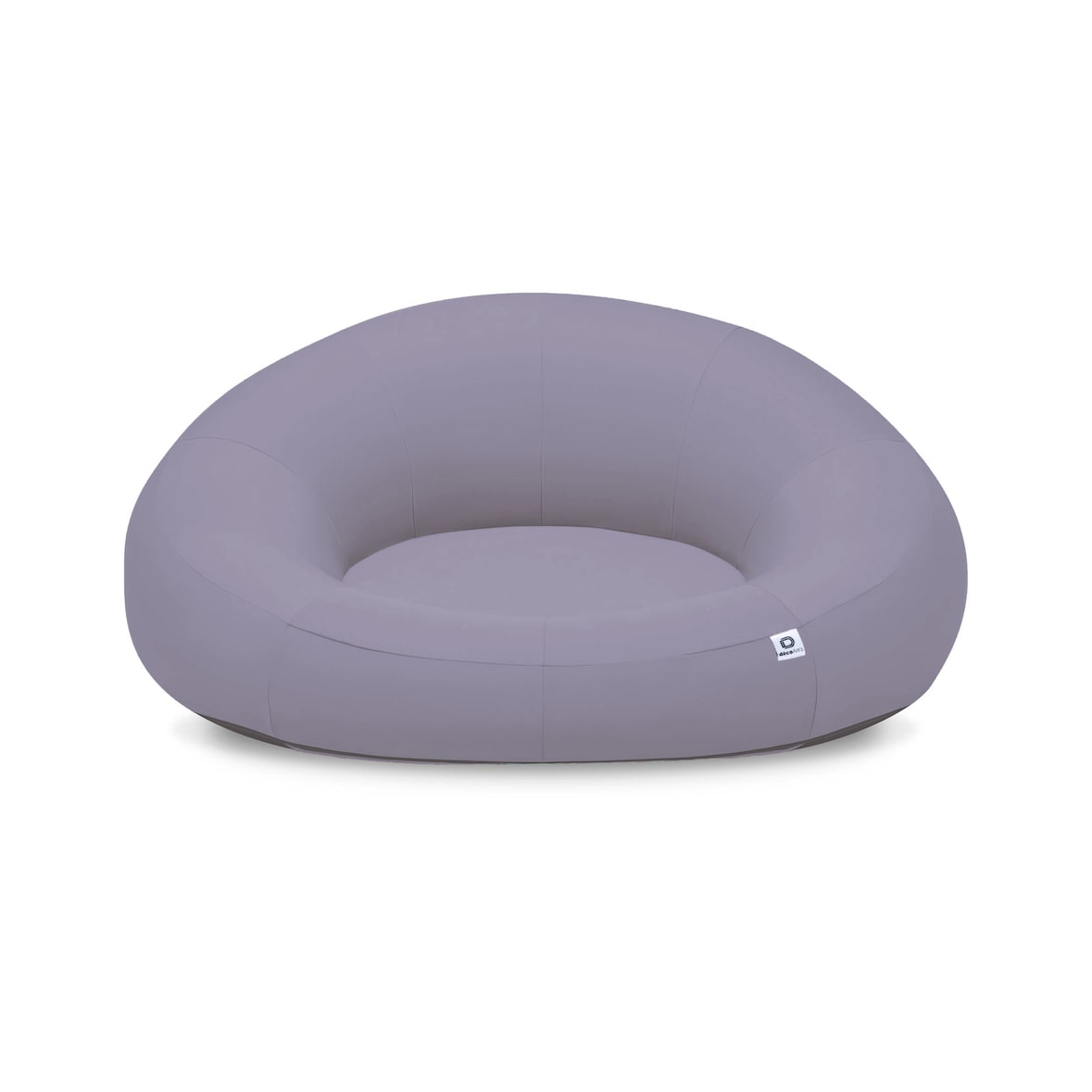 Pouf XXL Flottant pour Piscine 140x120x60 cm Gris galet