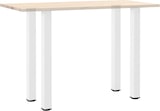 thumbnail of Helloshop26 - Set mit 4 verstellbaren Bartischbeinen 100-102 cm modernes Design mit weiß pulverbeschichteten Stahlgleitern 02_0056774