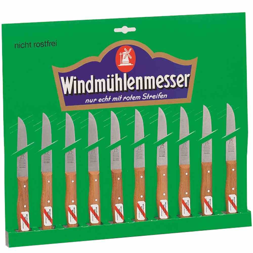 Keukenmessenkaart met 10 messen