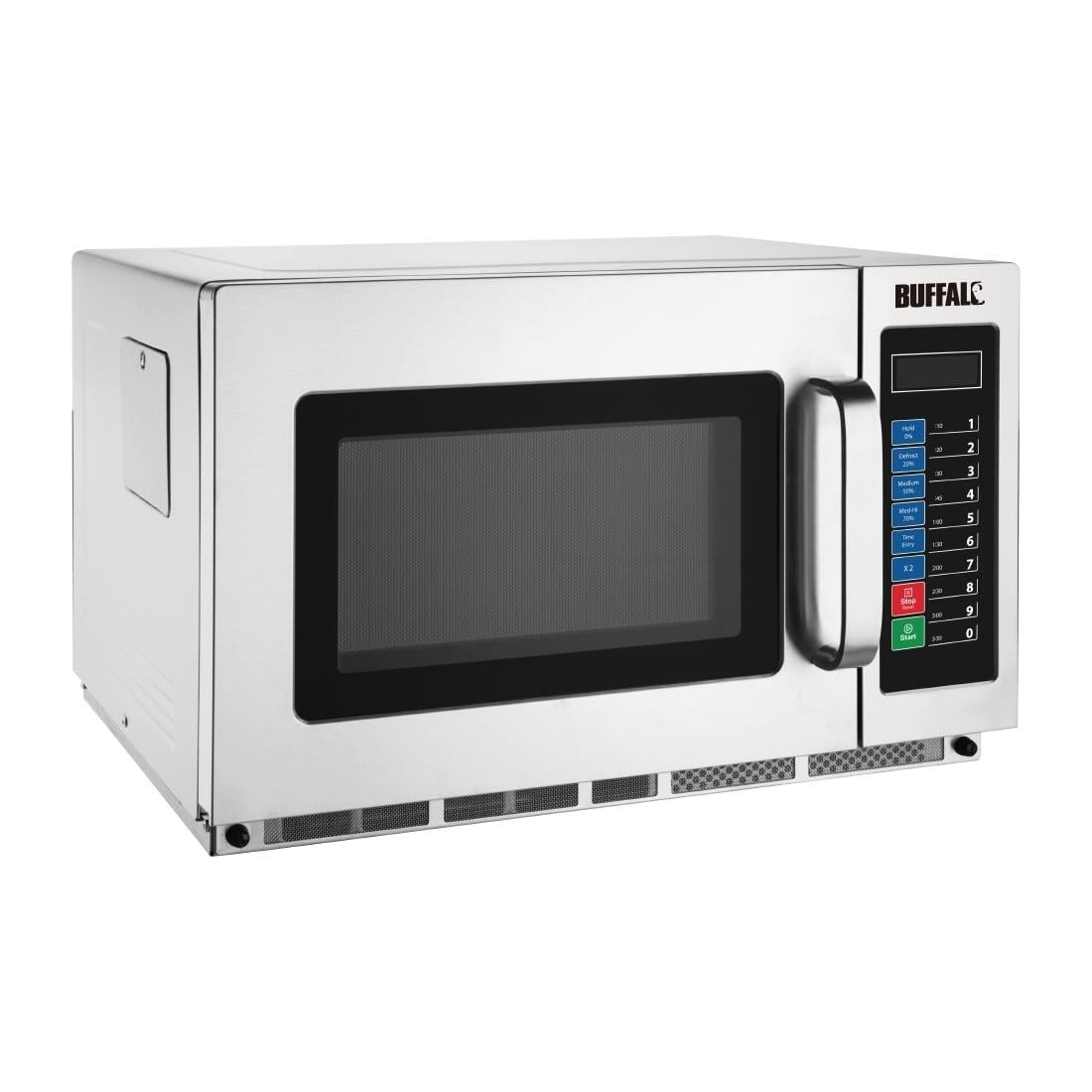 Microondas profesional programable Buffalo de 34 l y 1800 W