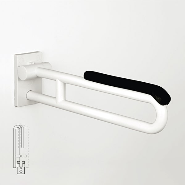 pba 01 Stützklappgriff,dreh,Polster 850 aus Nylon