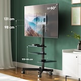 thumbnail of ONKRON Soporte TV Ruedas para Pantallas de 23" - 60" hasta 40 kg VESA 400x400 - Soporte TV Pie Television Universal / Soporte TV Suelo Negro TS1137-B