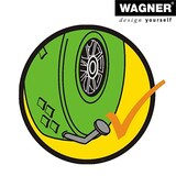 thumbnail of WAGNER Schubkarrenrad - PANNENSICHER - PU geschäumtes Ø Rad 332 x 65 mm, Achsloch 20 mm, Tragkraft 150 kg - 04833201