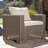 thumbnail of Salon de jardin - en résine imitation rotin tressé - Allibert by KETER - 5 personnes - MOOREA - Cappuccino ALLIBERT by KETER